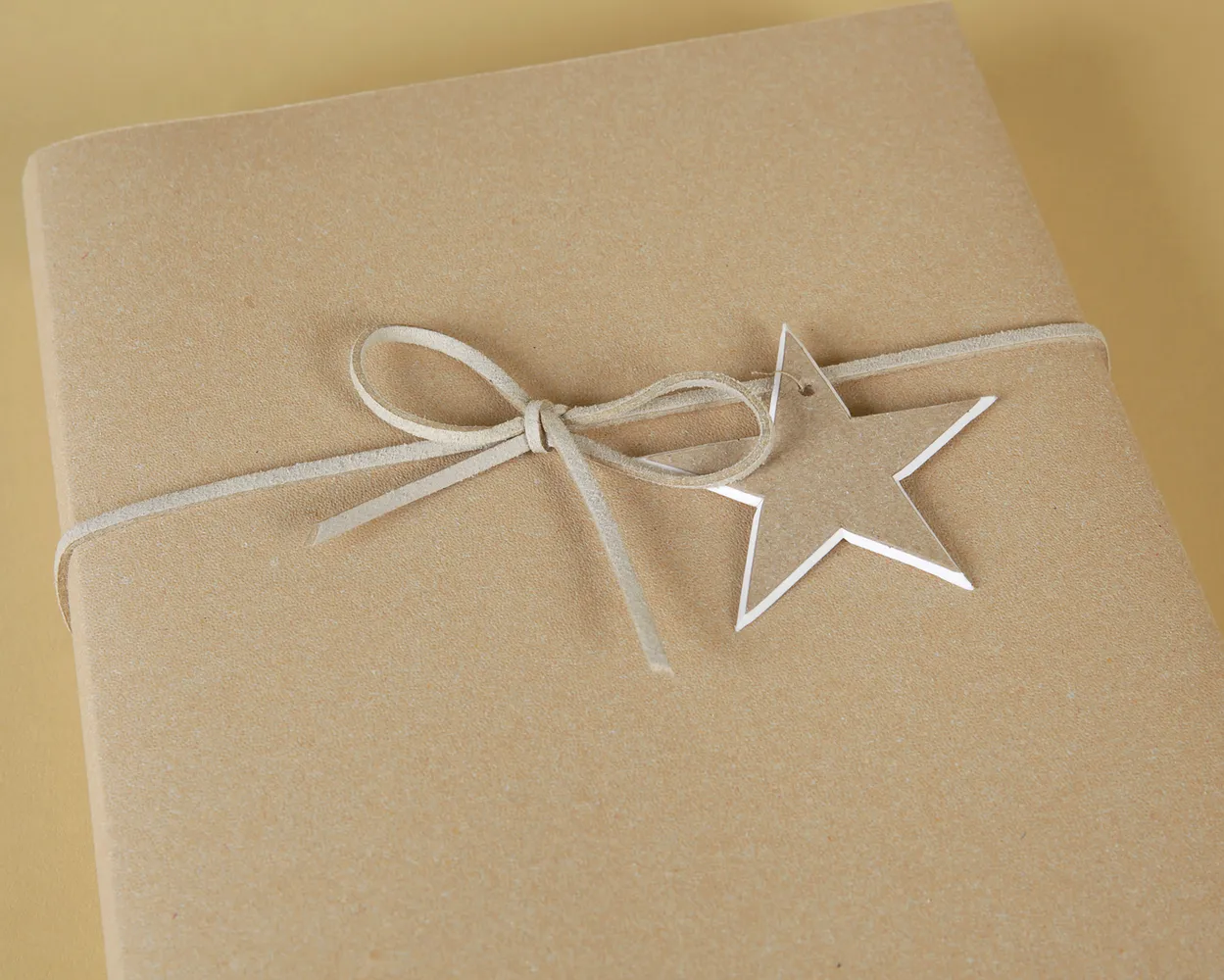 Christmas Acordeón passe-partout en Piel Reciclada