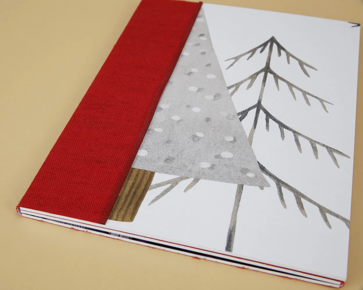 Christmas Acordeón Foto Árbol