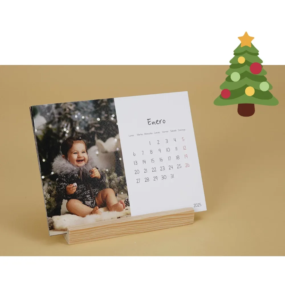 Calendario de sobre mesa 12 meses