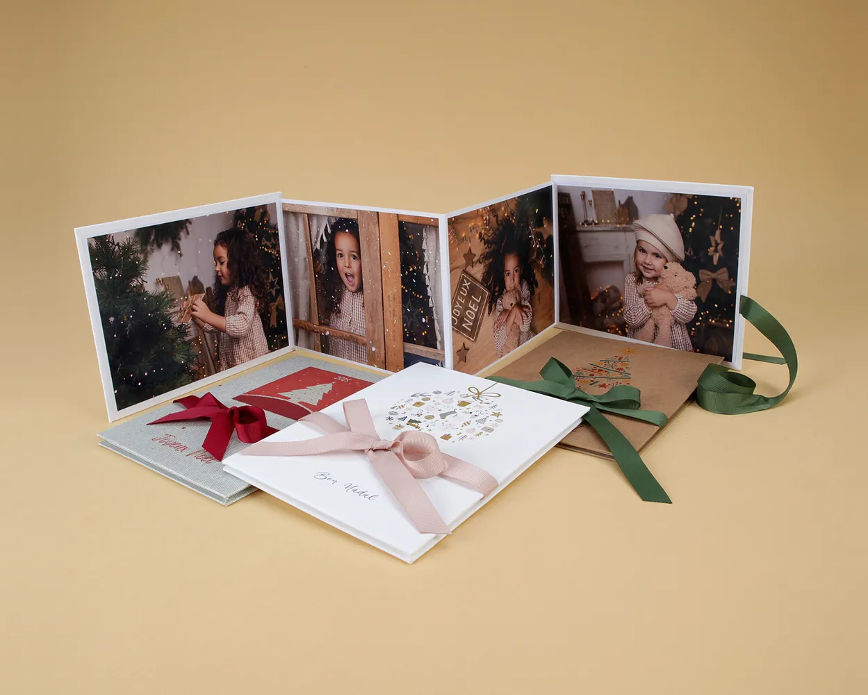 Christmas Acordeón Analogico Folio Ribbon SIN FOTOS