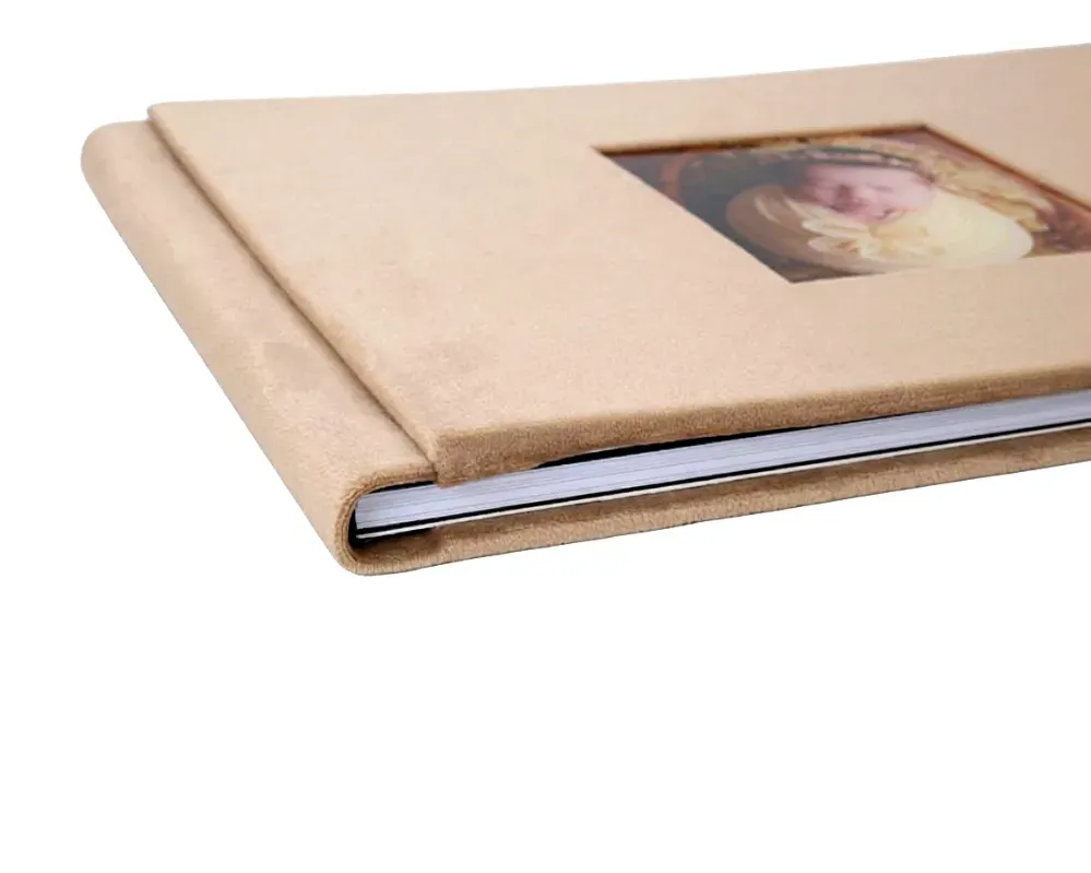 Álbum con ventana de metacrilato