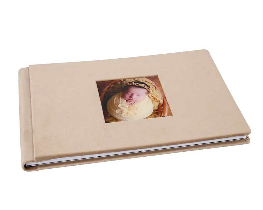 Álbum con ventana de metacrilato